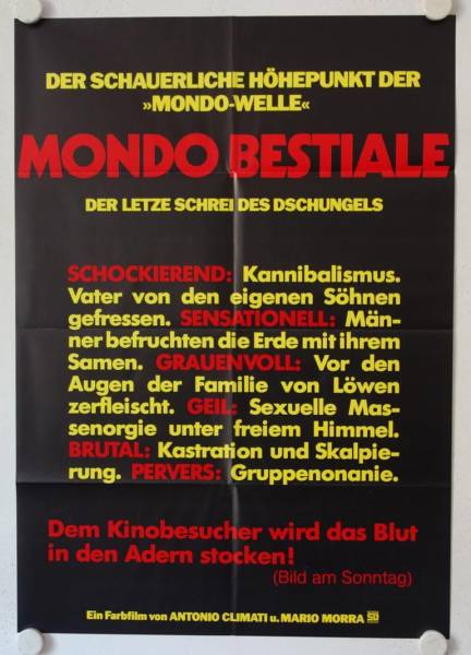 Giochi bestiali nel mondo - Animal Games original release german movie poster